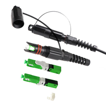 H Connector OptiTap SC/APC IP67 Waterproof Field Installable Hardened & Reinforced Connector